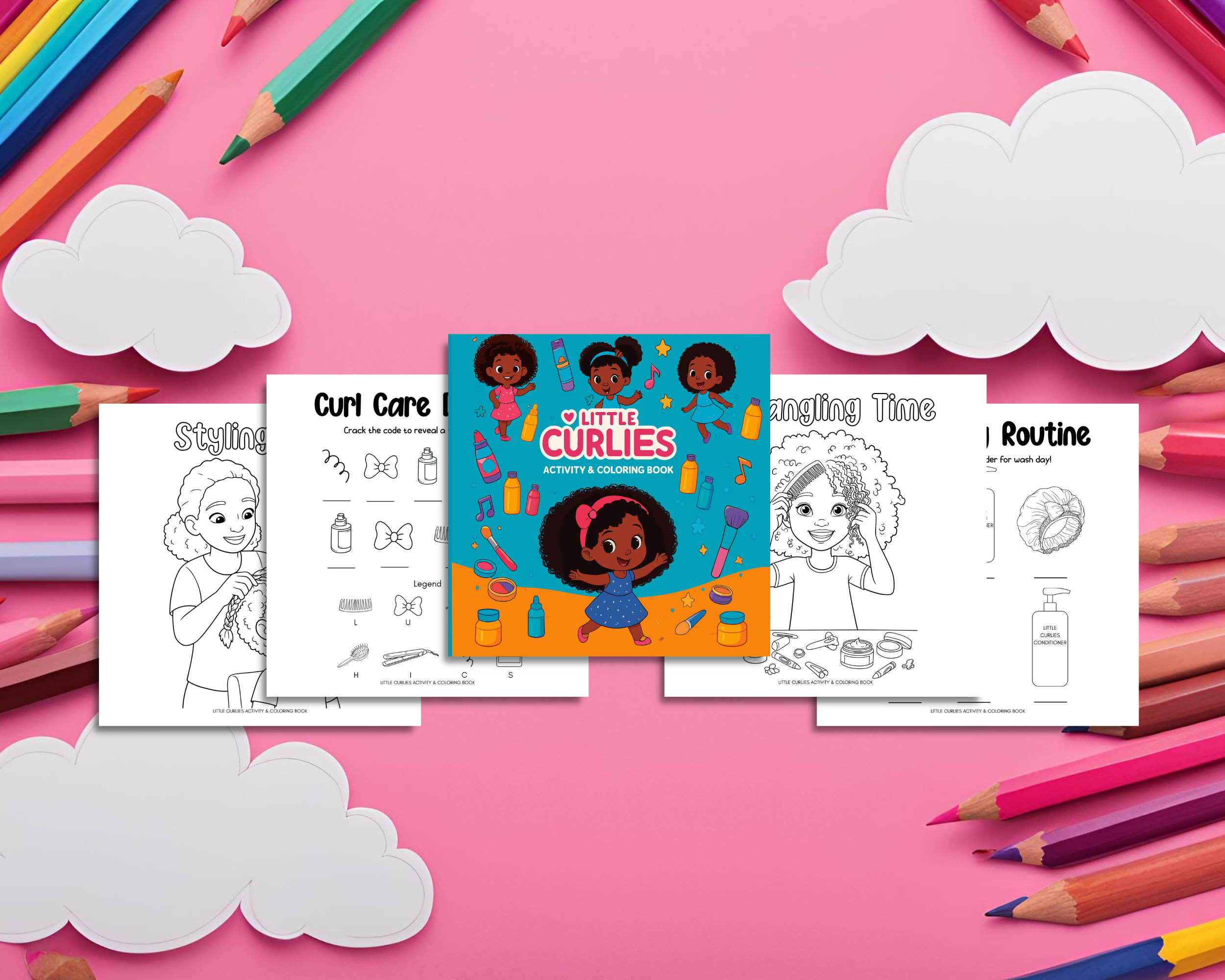 Little Curlies Activity & Coloring Book